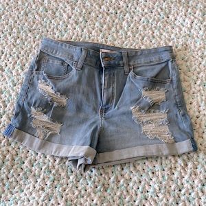 SO Brand High Rise Jean Shorts
